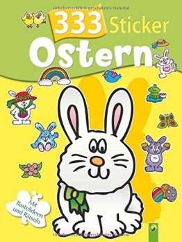 333 Sticker Ostern: Mit Bastelideen und Rätseln -