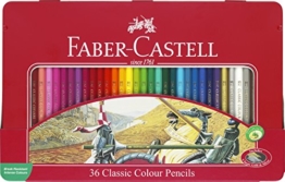 Faber-Castell 115846 - Buntstifte Classic Colour, 36er Metalletui -