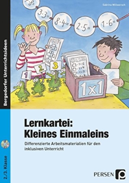 Lernkartei: Kleines Einmaleins: Differenzierte Arbeitsmaterialien für den inklusiven Unterricht (2. und 3. Klasse) -