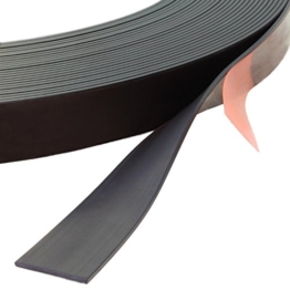 Magnetband selbstklebend, verschiedene Abmessungen wählbar / 3 m auf Rolle, 12,7 mm Breite x 1,5 mm Dicke -