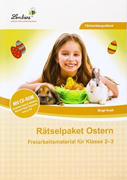 Rätselpaket Ostern (Set). Grundschule. Fächerübergreifend. Klasse 2-3: Kopiervorlagen, Heft -