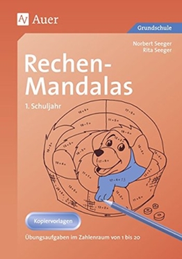 Rechen-Mandalas: Übungsaufgaben im Zahlenraum von 1 bis 20 (1. Klasse) -