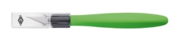 Wedo 7852199 Cutter Skalpell Comfortline (mit Softgriff inklusive 5 Ersatzklingen und Schutzkappe) apfelgrün/schwarz -