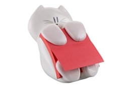 Post-it Cat-330 Super Sticky Z-Notes Spender in Katzen-Form, inkl. 1 Block Post-it Super Sticky Z-Notes weiß -